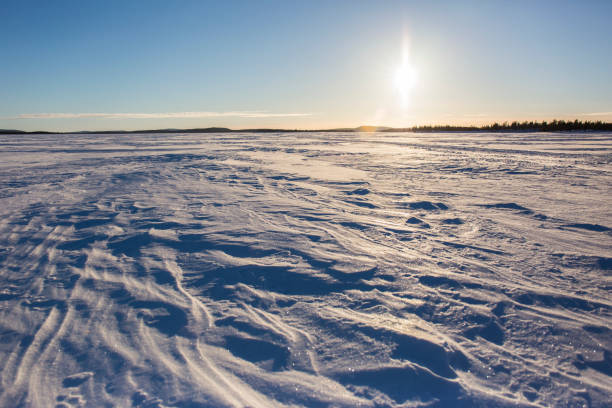 istock Winter in Inari lake, Lapland, Finland 1816901437