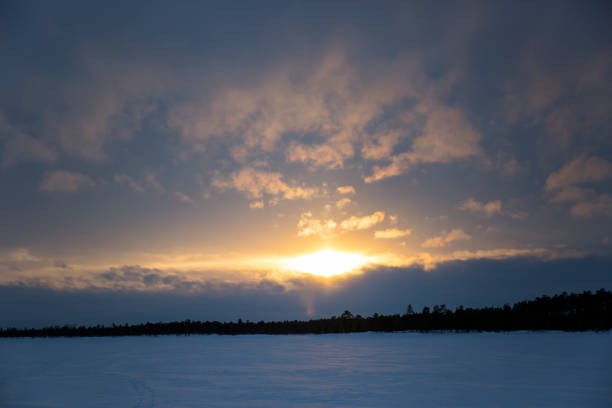 istock Winter in Inari lake, Lapland, Finland 1816901995