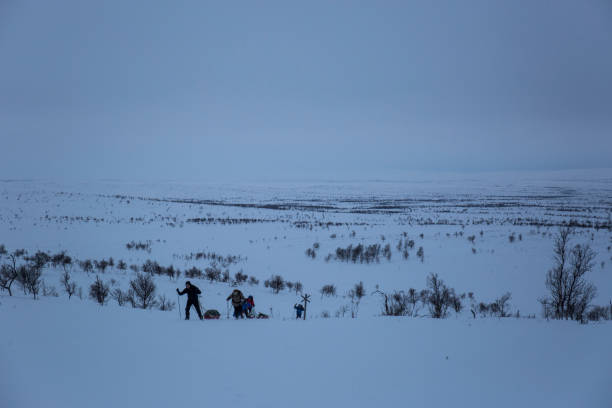 istock Ski expedition in Nuorgam, Lapland, Finland 1816902558