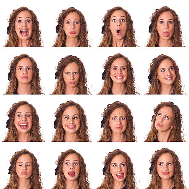istock A young woman with many different facial expressions 181690965