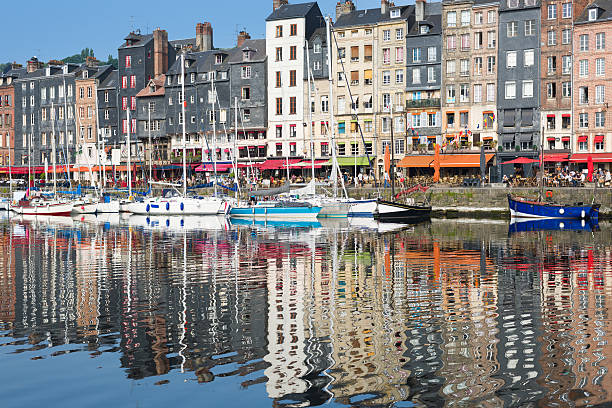 istock Honfleur harbour in the morning 181692001