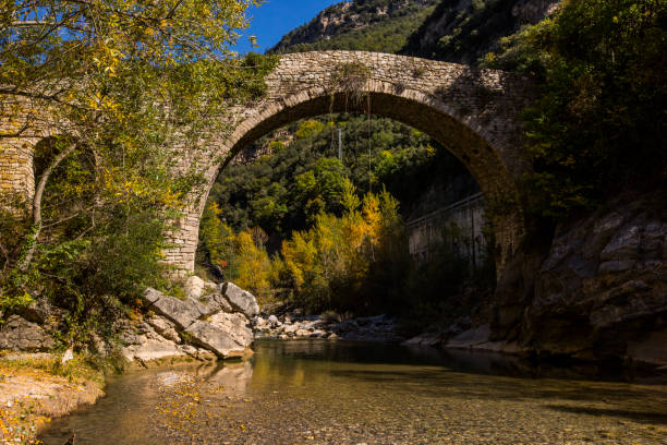 Roman bridge in Palenzuela. Spain, Palencia - Spain