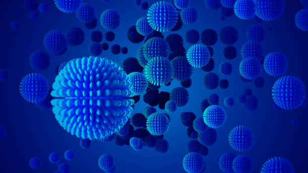 istock Virus cells or human cells medical concept 1816927932