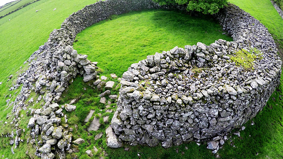 The bronze age stone circle at Ardgroom on the Beara Peninsula, County Cork, Ireland.