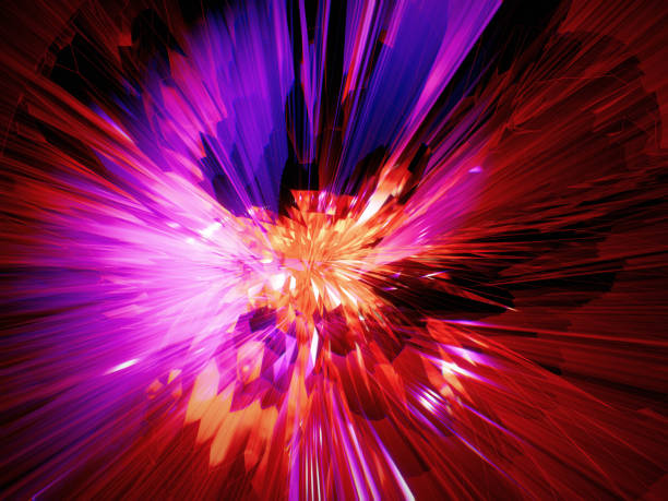 istock Explosion of ligths rays abstract background wallpaper landscape 1816938049