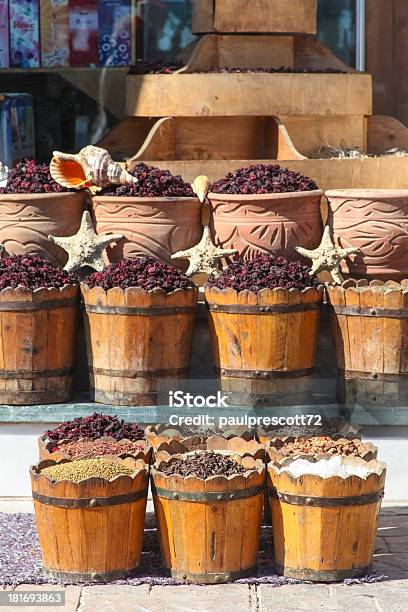 Baskets Of Spices Stock Photo - Download Image Now - Egypt, Spice, Tea Crop