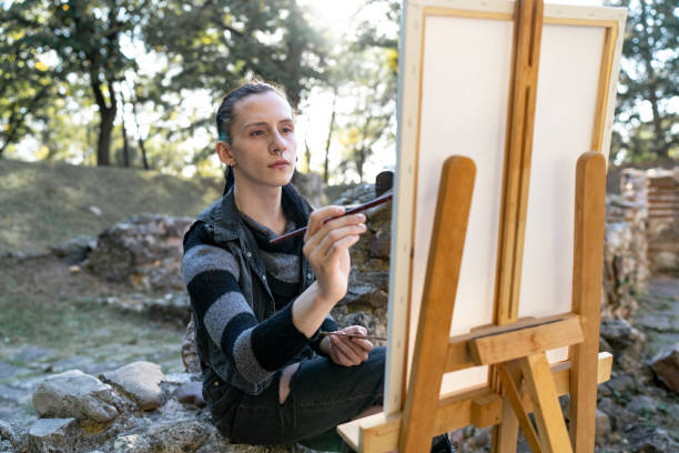 istock Young male artist 1816955751
