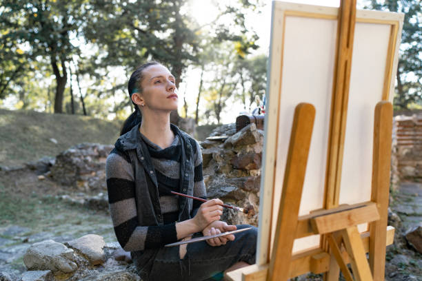 istock Young male artist 1816956340