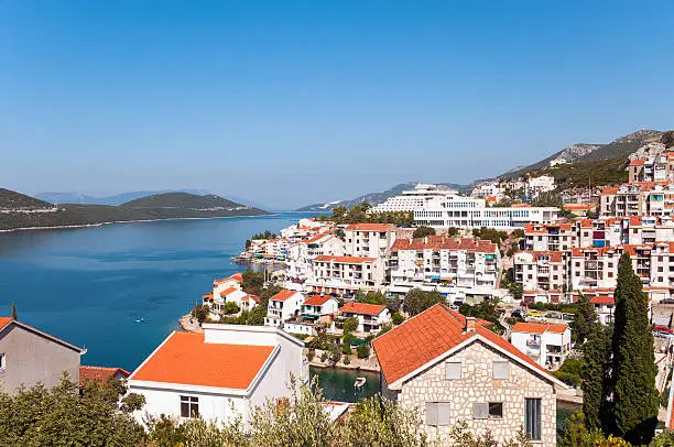 View of Neum in Bosnia and Herzegovina