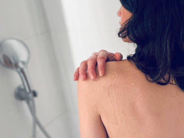 istock Woman in the shower 1816975013
