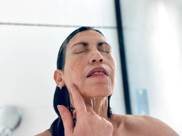 istock Woman in the shower 1816990579