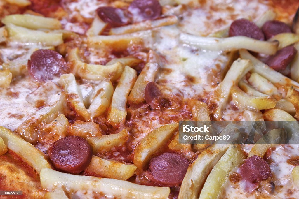 Pizza americano - Foto de stock de Alimentação Não-saudável royalty-free