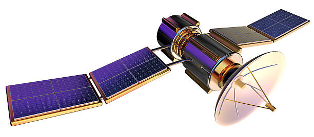 istock 3D model of an artificial Earth satellite 181699783