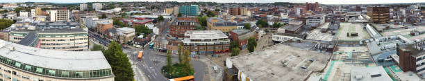 istock Aerial Panoramic View of Luton City Centre 1817001464