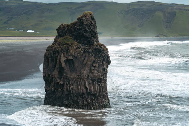 istock Large sea stack rock at Dyrholaey Iceland, near Vik 1817002579