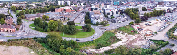 istock Aerial Panoramic View of Luton City Centre 1817020336