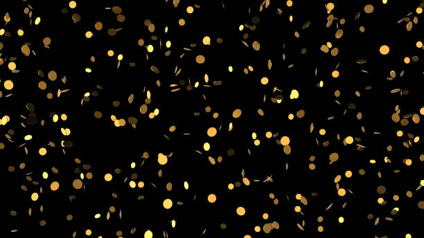 istock Falling coins or money golden rain background 1817020909