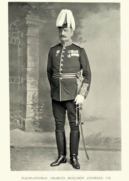 istock Major-General Sir Charles Benjamin Knowles a Victorian era a British Army officer, Military uniform, History 1817021443