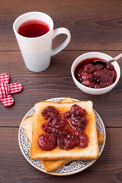 istock Toast with strawberry jam 181702222
