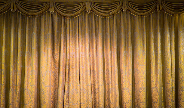 istock Beautiful vintage curtain background 181702921