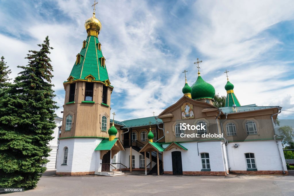 Church of the Resurrection of Christ in Yoshkar-Ola, Russia. Church of the Resurrection of Christ in Yoshkar-Ola. Ancient Stock Photo