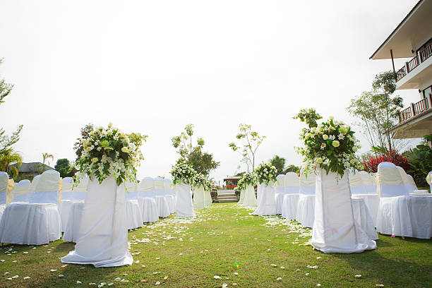 istock Wedding ceremony in a beautiful garden 181704585