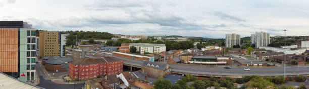 istock Aerial Panoramic View of Luton City Centre 1817053333