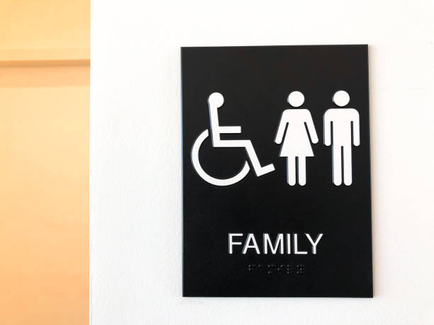 istock Family Restroom Sign Close-Up 1817055454