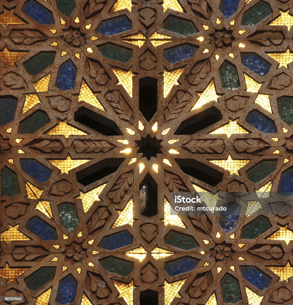 Касабланка: Хасан II мечеть, золотой плитки - Стоковые фото Аллах роялти-фри