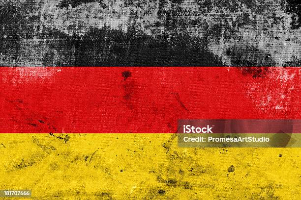 Photo libre de droit de Drapeau De Grunge De Lallemagne banque d'images et plus d'images libres de droit de Allemagne - Allemagne, Antique, Couleur noire