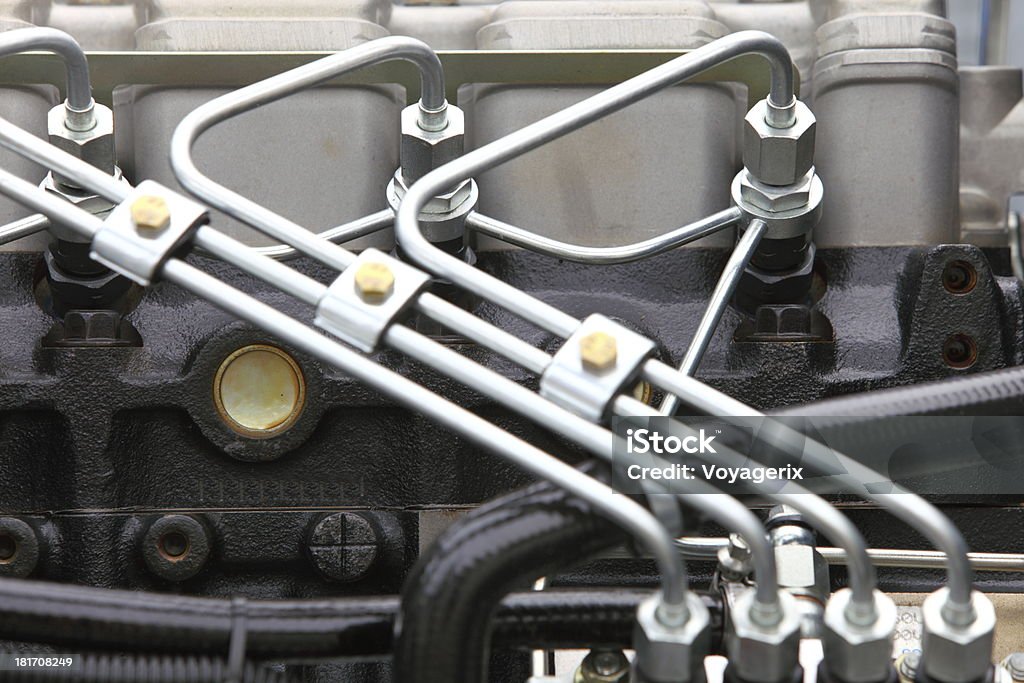 Motore diesel dettaglio - Foto stock royalty-free di Diesel - Tipo di carburante