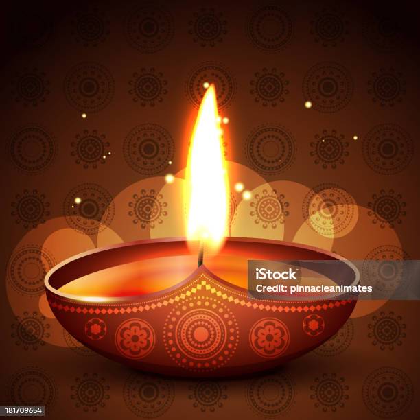벡터 Diwali 디야 0명에 대한 스톡 벡터 아트 및 기타 이미지 - 0명, 디야 램프, 디왈리