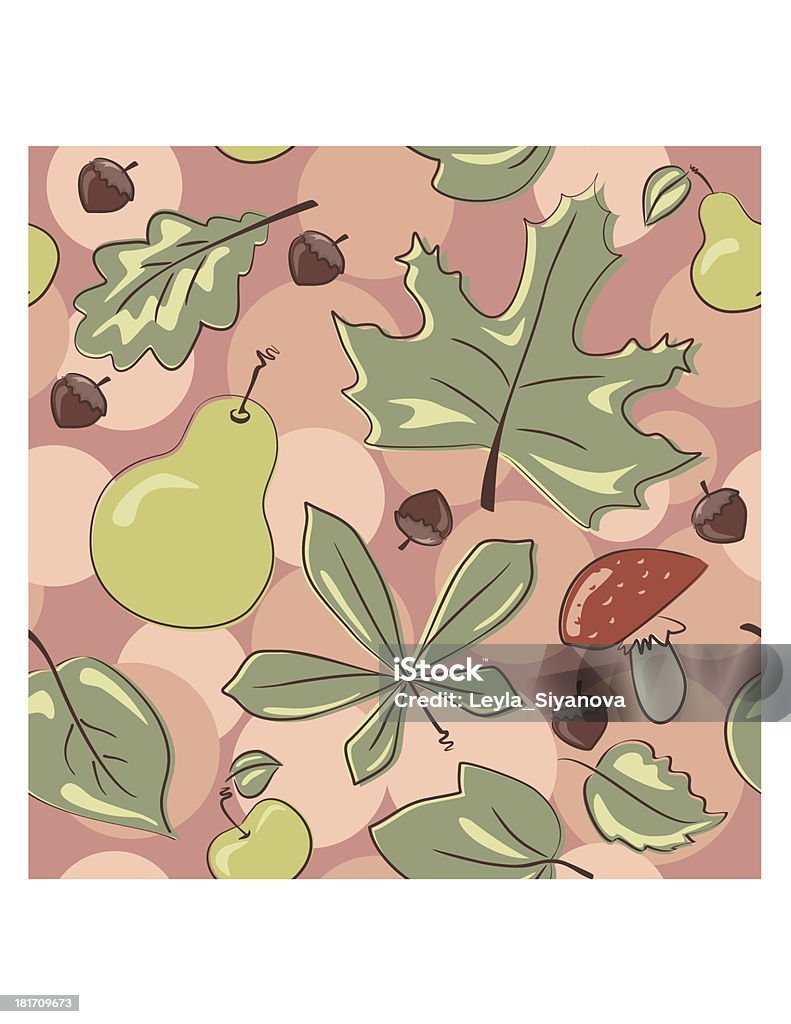 Estate foglie seamless pattern di - arte vettoriale royalty-free di Appassito