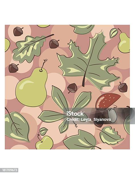 Estate Foglie Seamless Pattern Di - Immagini vettoriali stock e altre immagini di Appassito - Appassito, Autunno, Cespuglio