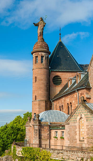 istock Monastery at Mont Sainte-Odile - Alsace, France 181709734