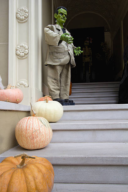 Halloween Decoration in Front of House