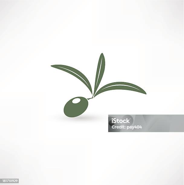 Olive Icon Stock Illustration - Download Image Now - 100 Percent, Abstract, Antioxidant