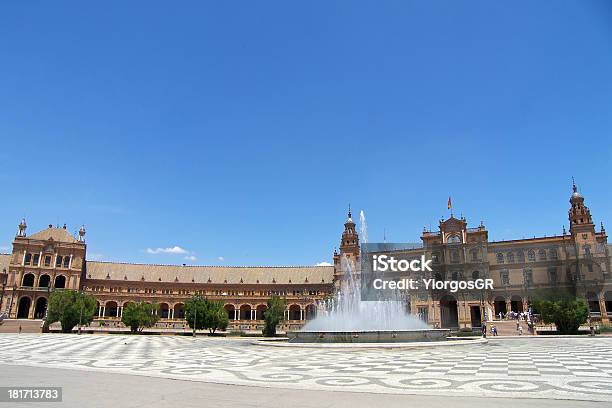 Foto de Plaza De Espana Sevilha Espanha e mais fotos de stock de Andaluzia - Andaluzia, Antigo, Arcaico