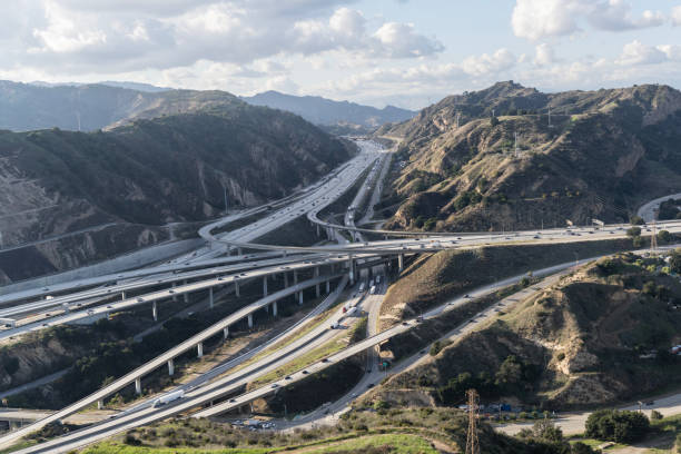 istock Newhall Pass Freeways Los Angeles Aerial 1817160911