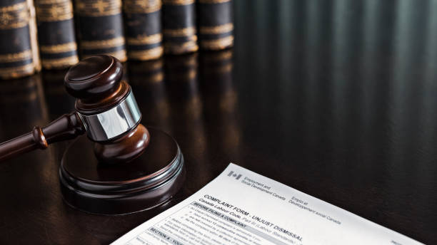istock Canada Unfair Dismissal Form with Gavel and Books 1817168380