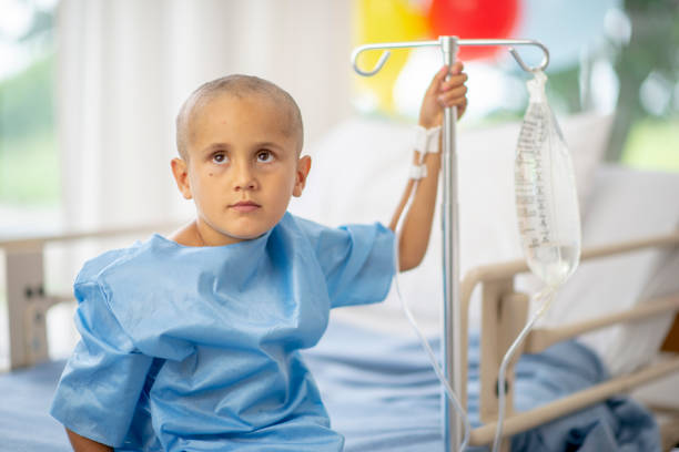 istock Boy with Cancer Receiving Chemotherapy 1817198999