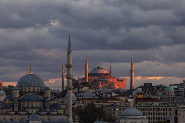 Hagia Sophia (Ayasofya) was a Greek Orthodox Christian patriarchal basilica, later an imperial mosque, Istanbul, Turkey.