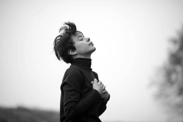 Emotional photos based on body language in nature