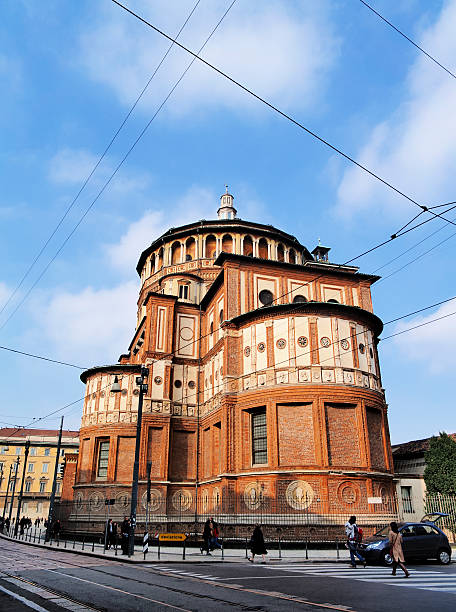 Convent of Santa Maria delle Grazie, Milan, Lombardy, Italy stock photo
