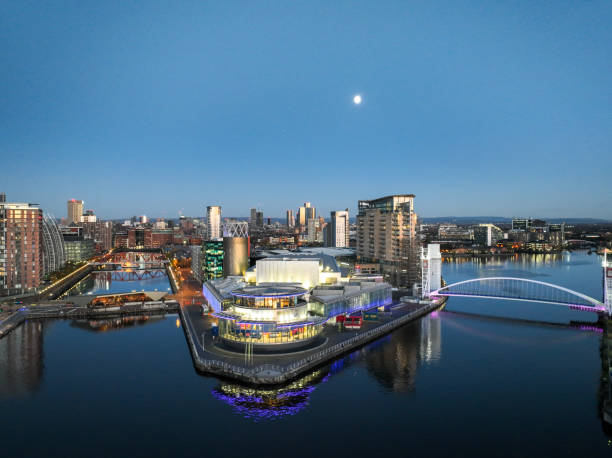 istock Salford Quays at Dusk 2 1817223354