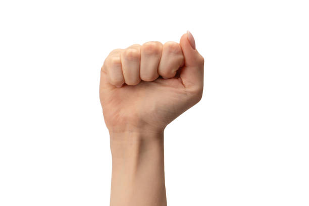 istock Woman hand isolated on a white background. 1817238152