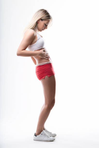 istock woman Checks physical condition mid-workout 1817244494