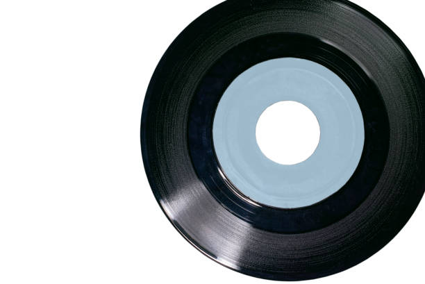 istock Old Vintage 45 RPM Vinyl Record 1817248220