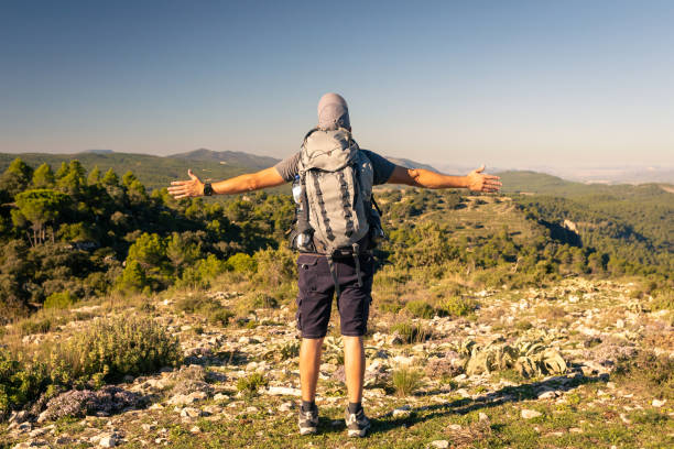 istock hiker boys hiking in the mountains 1817262706