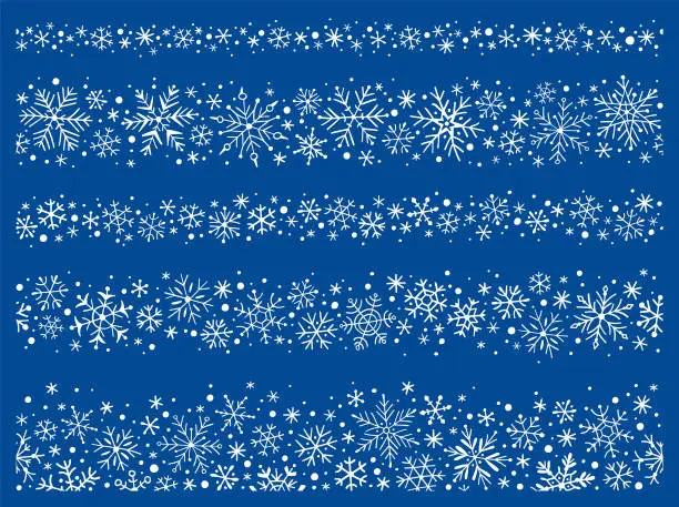Vector illustration of Snowflakes